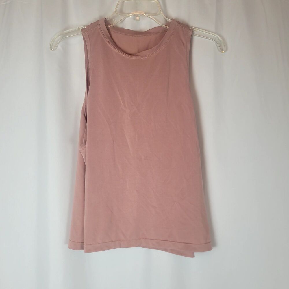 Ododos Shirt Women's Size Small Rose Pink Sleeveless Athletic Loose Fit New